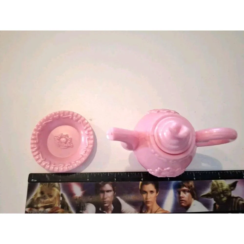 Cabbage Patch Kids Tea Party Vintage 80s Doll Lunchbox Purple Pink Blue Plastic - Picture 9 of 11